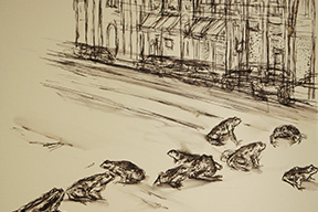 09Zeichnung mit Kroeten