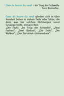 Dans le leurre du ciel